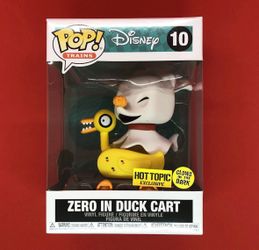 Zero In Duck Cart - GITD Hot Topic Exclusive Disney Funko Pop! Vinyl Figure #10