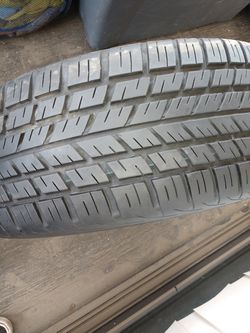 Tire and wheel