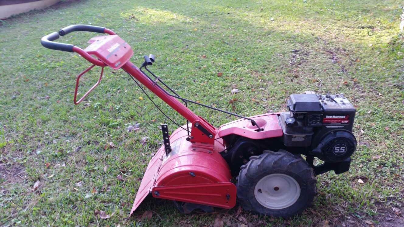 Yard machine tiller for sale.