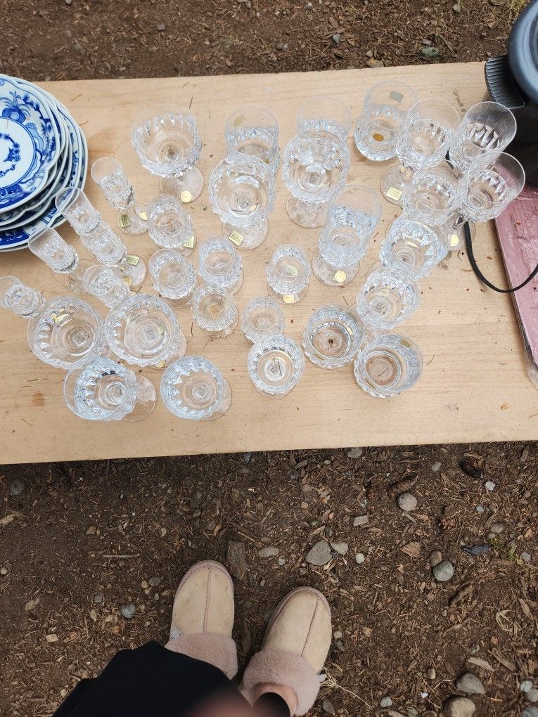 Vintage Cyrstal Glasses