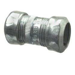 Halex 62407B Compression Couplings Electrical Metallic Tubing (EMT) Fitting Steel (25 Piece), 3/4"