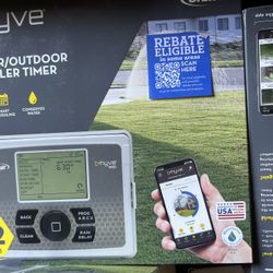 B-hyve 12-Zone Indoor/Outdoor Smart Sprinkler Controller, Works with Amazon Alexa