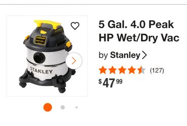 SHOP VAC BY STANLEY