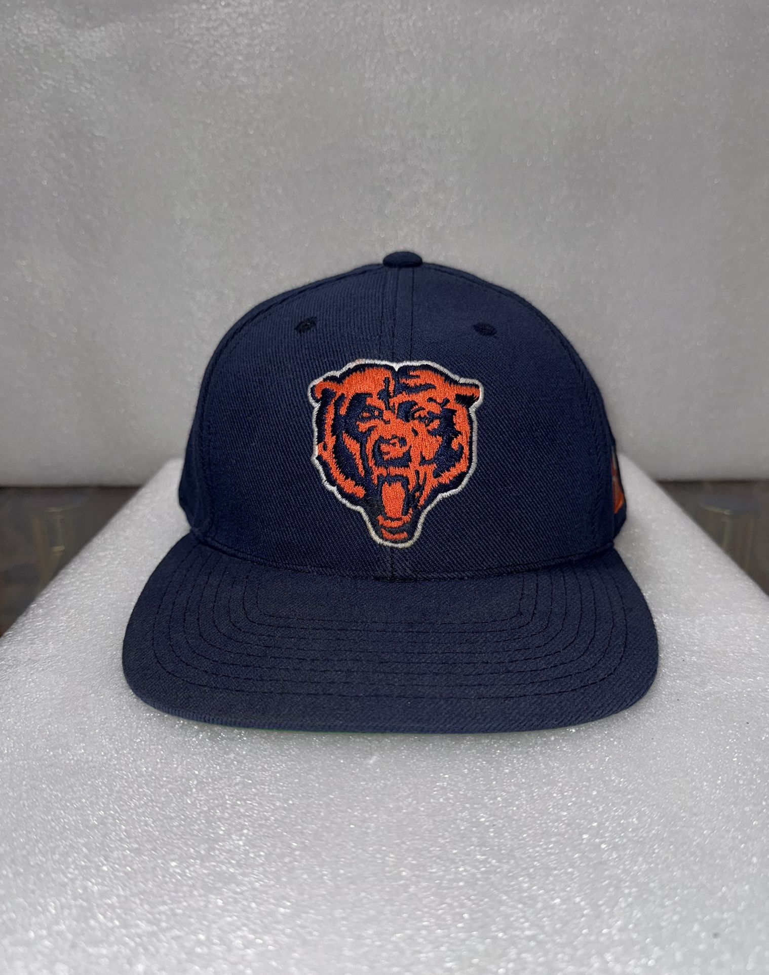 Vintage NFL Chicago Bears Sports Specialties Pro Line Snapback Hat Cap Blue Wool