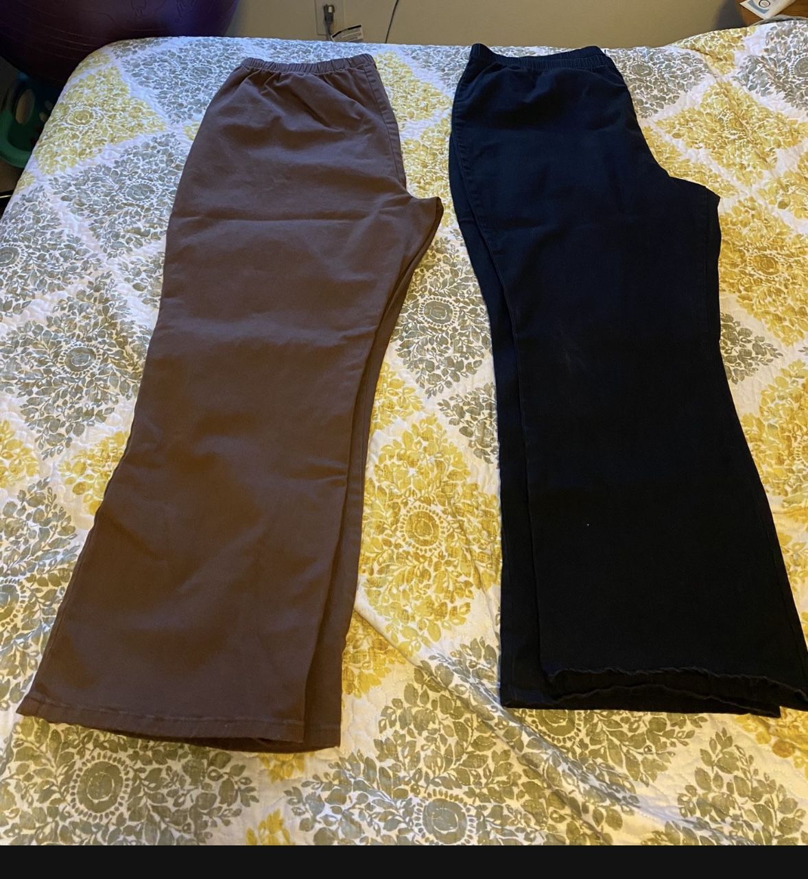 Denim & Co. ; Set Of Two Wide Leg Jeans 3XL