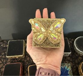 Set of 9 total trinket boxes -Z Gallerie