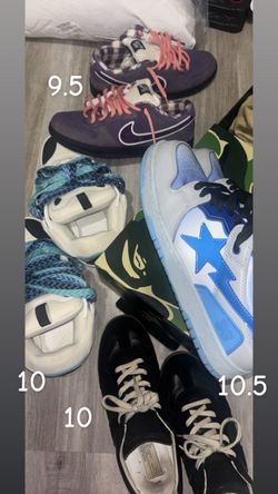 Lanvins, margiela gat, Bapesta, Purple lobster