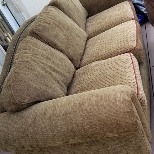 Sofa Olive Nailhead Trim Couch