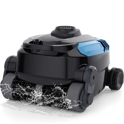 BRAND NEW Cordless Robotic Pool Cleaner, Wall Climbing, Extended Battery Life, 8L Capacity