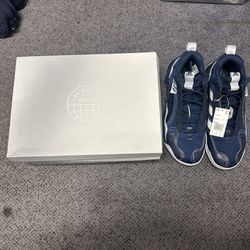 Size 16 - adidas Exhibit B Team Navy