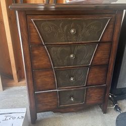 Wood Accent Chest 