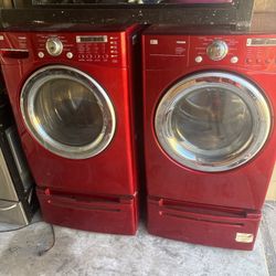 NEW LG TROMM WASHER + DRYER SET! 