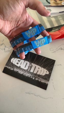 2 VIP HEADTRIP WRISTBANDS