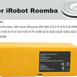 Replacement Batteries, ROOMBA 400