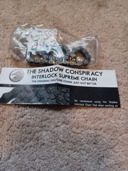Shadow Conspiracy Interlock BMX partial chain, NOT A COMPLETE CHAIN