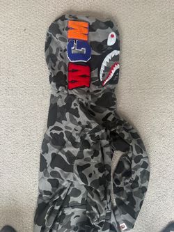 Grey Bape Hoodie