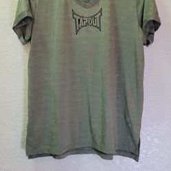 Tapout Shirt Green size M V Neck