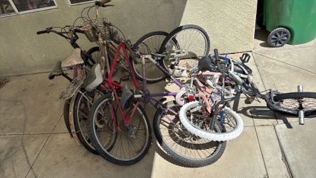 Bicycles (6) of them