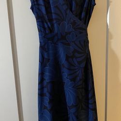 Gorgeous Blue Wrap Dress Banana Republic Sz 0