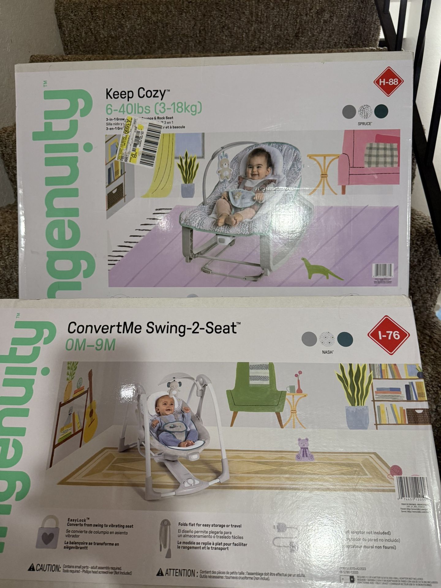 New Baby Swing And Rocker