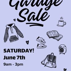 Elmwood Park Garage Sale! Saturday 6/7