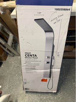 S9631 Centa shower panel/ Sold As is/ Missing some hardware