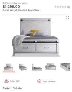 King Size Bed With Dresser,  free  Mattress