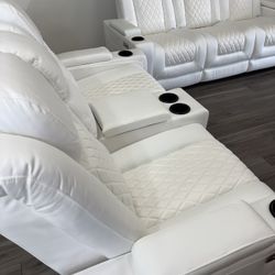 Microfiber Living Room Set 3pc Power Reclining Brand New