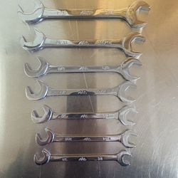 MAC Tools 6pc Standard Open-End Angle Wrench Set 3/8–3/4