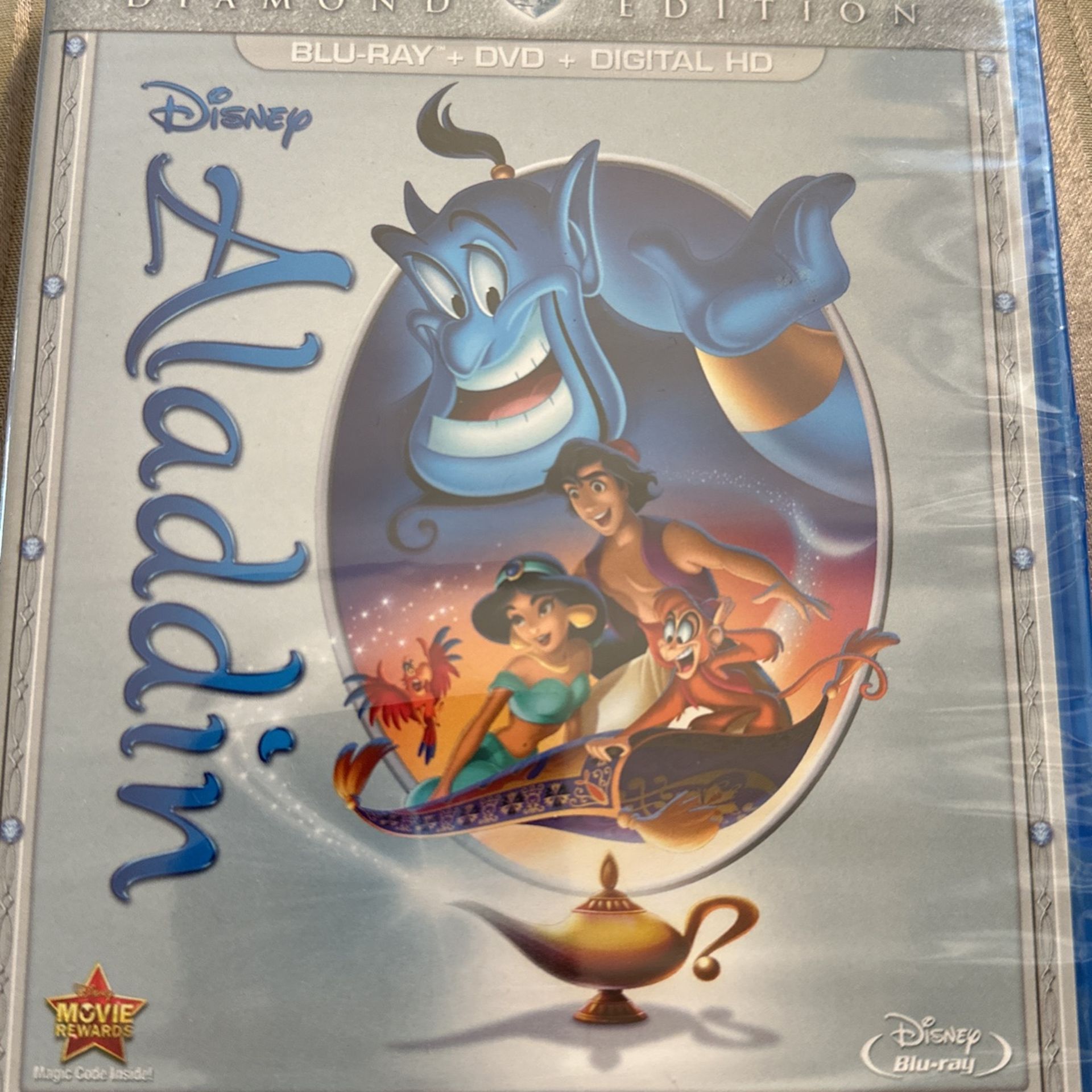 Disney Aladdin Diamond Edition Blu-Ray + DVD + Digital HD