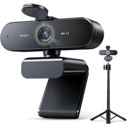 EMEET NOVA 4K Webcam with Tripod