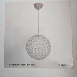 IKEA Globe Pendant Light – Glass Mosaic Hanging Ceiling Lamp