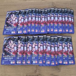 For Sale:
Brand New Still Sealed One Piece Card Game Azure Sea's Seven Sleeved Booster Pack OP-14-EB04