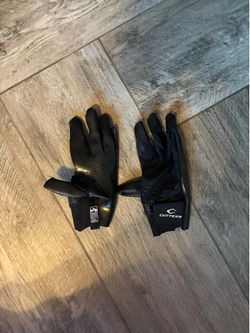 Black Youth Cutters Football Gloves