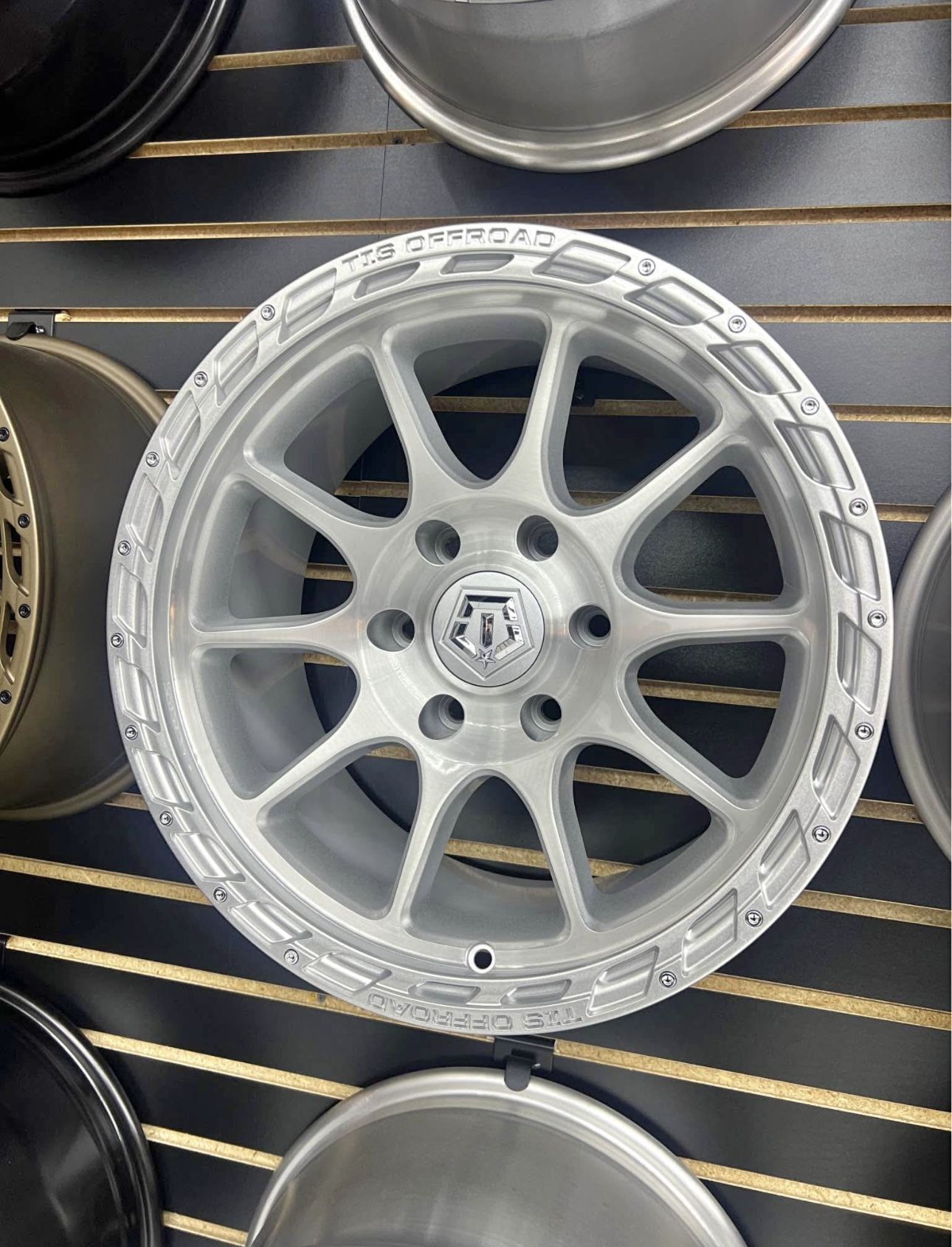 TIS Off-Road Brushed Silver 17" Wheels Fits Ford F-150 6x135 available in stock