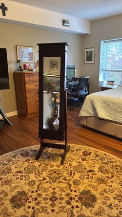 Jewelry Cabinet with Mirror