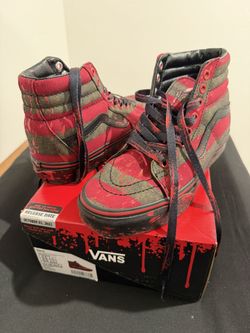 Freddy Krueger Vans, Size 6