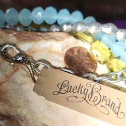 Lucky Brand Bracelet.  8 Inches. 