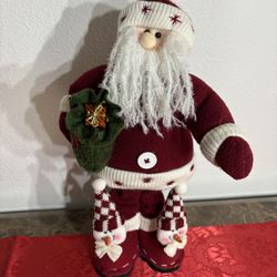 Santa Claus Stand Up Plush Decoration 14" Tall