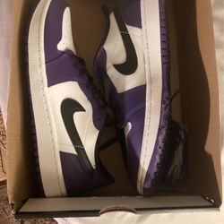 Air Jordan 1 Low Purple