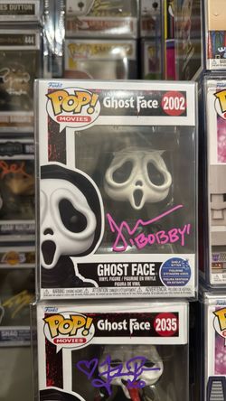 Ghost face autographed Funko Pop