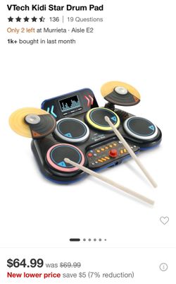 VTech kids drum set
