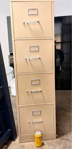 Metal file cabinet
