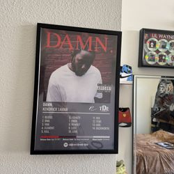 Kendrick Lamar DAMN Wall Art Poster – 12"x18" – Hip Hop Decor