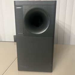 Bose AM-500 Acoustimass Speaker System Subwoofer Only Tested. Used in great condition with minor cosmetic blemishes such as lite scratches and scuff m