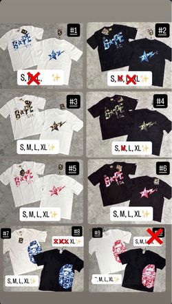 Bape tee’s