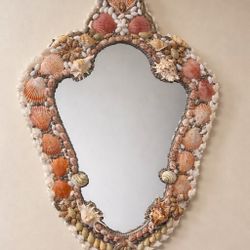 Vintage Seashell Mirror