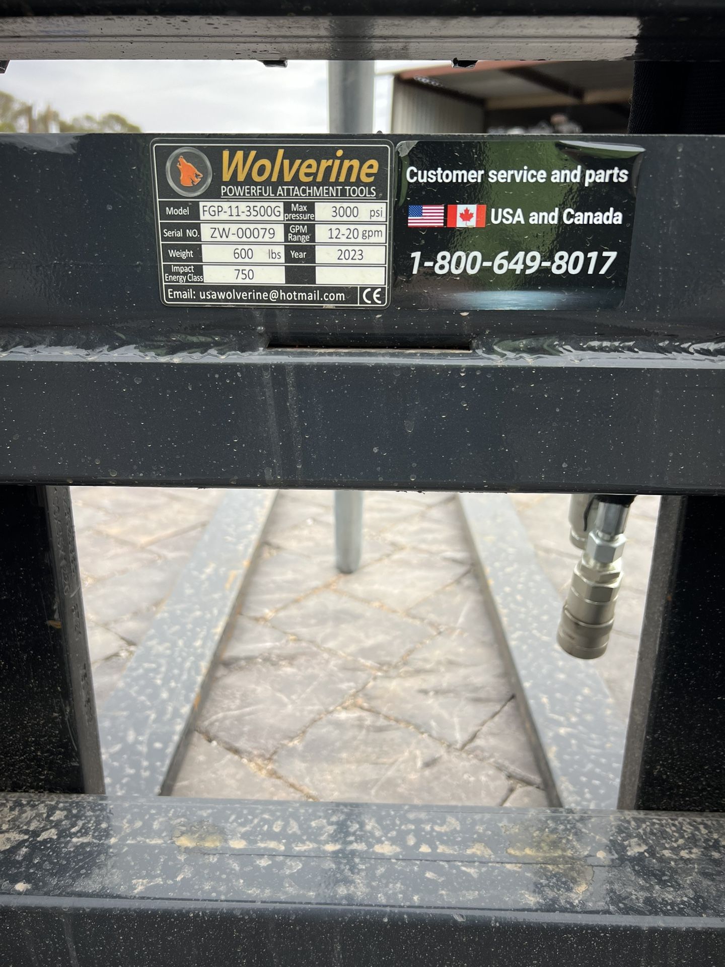 BRAND NEW Skid Steer Fork Grapple