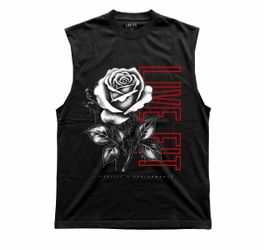 Brand New Live Fit LVFT Rose Muscle Sleeveless Tank. Size XL