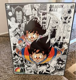 Dragon Ball Framed Anime Collage Poster